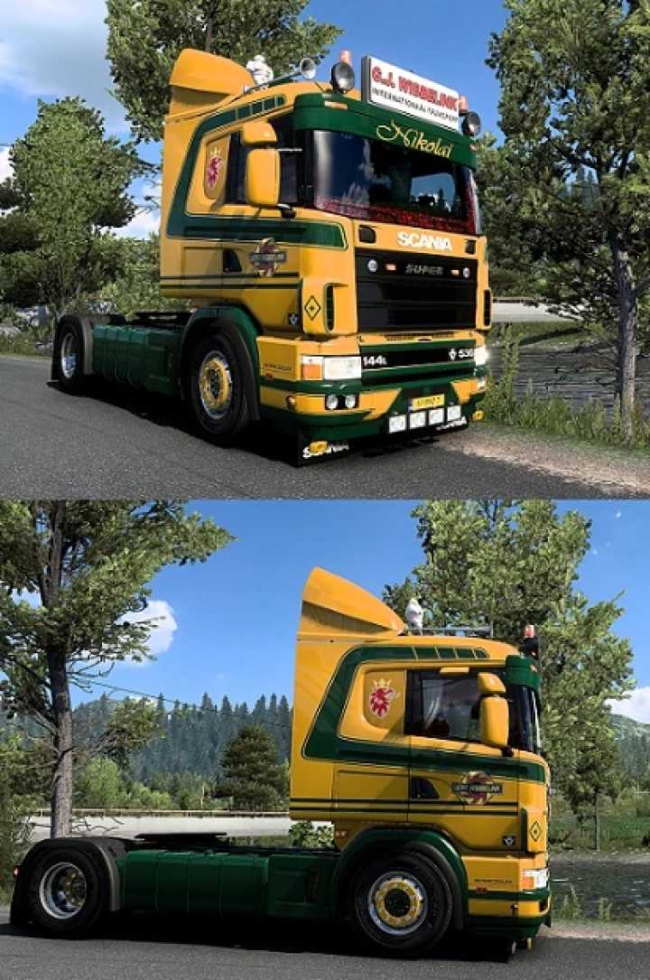 Scania Rjl R4 Gj Wibbelink Skin ETS2 1 46 Truckers Mods