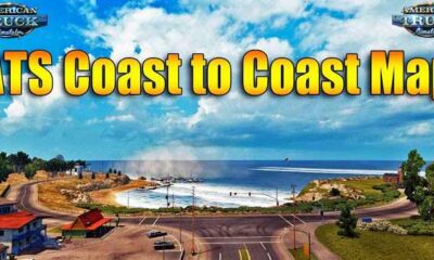 Карта «Coast to Coast» версия 2.12.43.5 для American Truck Simulator (v1.43.x)