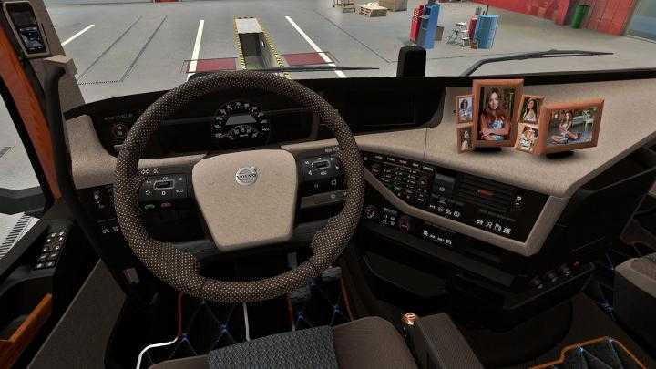 Beige Interior Volvo Fh16 2012 V0.9 ATS 1.40.x