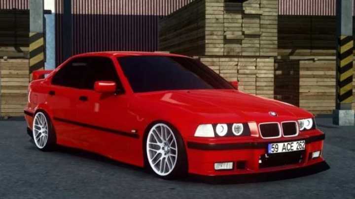 Bmw 3 Series E36 Sedan + Interior V1.0 ATS 1.40.x