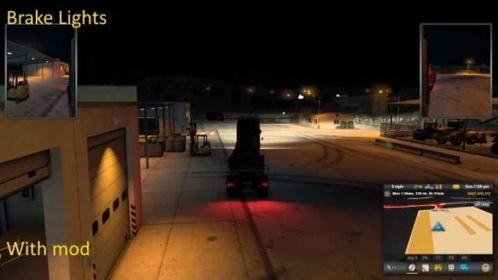 Brighter Truck And Trailer Lights V1.8 ATS 1.43.x