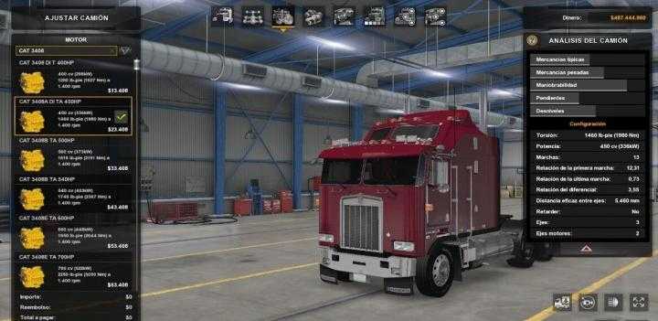 Cat 3408 Engines Pack V1.2.1 ATS 1.40.x