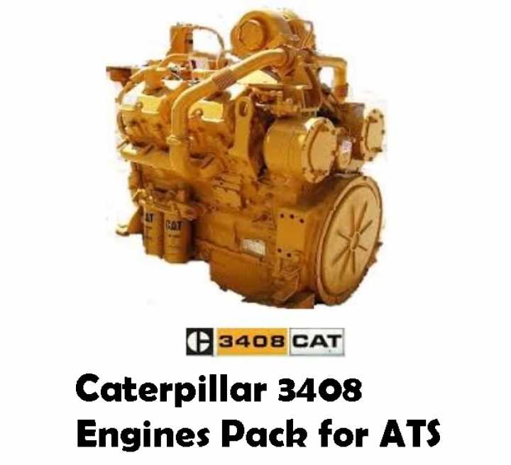 Cat 3408 Engines Pack V1.4 ATS 1.40.x