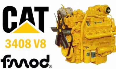 Мод Cat 3408 V8 для ATS 1.40.x.