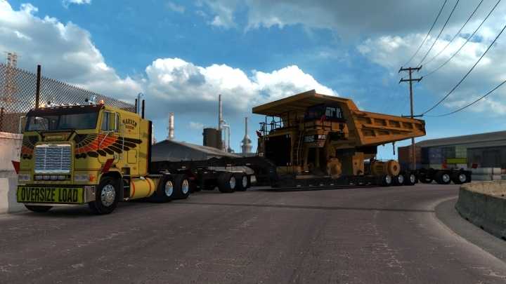 Caterpillar 785C Mining Truck For Lowboy Trailer ATS 1.46