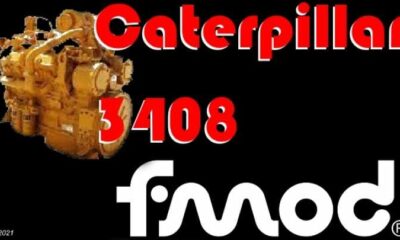 Мод Caterpillar 3408 Engine Pack V1.0 для ATS 1.40.x.
