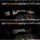 Изменяет освещение фар в моде Trucks для ATS1.45.