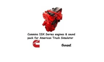 Мод Cummins ISX Engines & Sounds Pack V1.9 для ATS1.46.