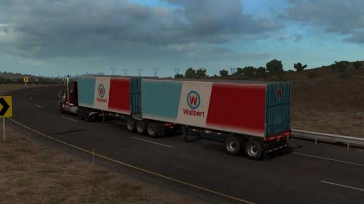 Freight Market B-Double Trailers V1.0 Updated ATS 1.41.x