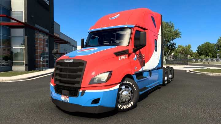 Freightliner Cascadia Pepsi Edition V1.0 ATS 1.40.x