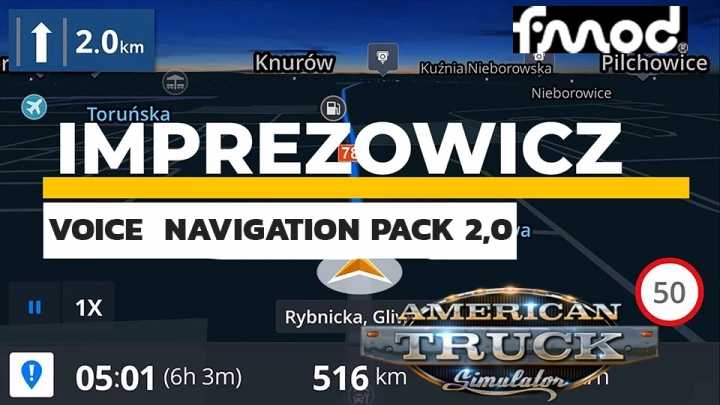 Imprezowicz Voice Navigation Pack V2.0 ATS 1.40.x