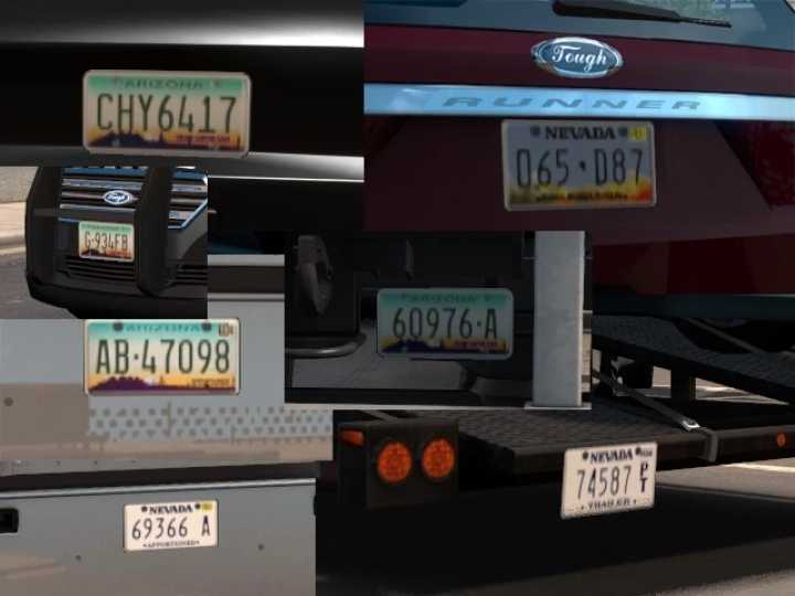Improved License Plates V1.7 ATS 1.44.x