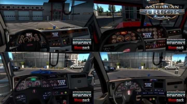 Interior/Exterior Reworks Mega Pack V2.0.1 ATS 1.41.x