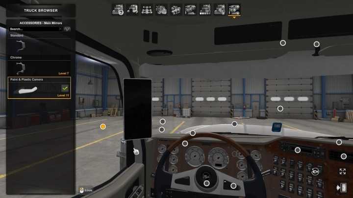 International 9900I Camera Mirrors V1.2 ATS 1.43.x