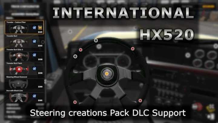 International Hx520 Steering Creations Pack Dlc Support V1.0 ATS 1.41.x
