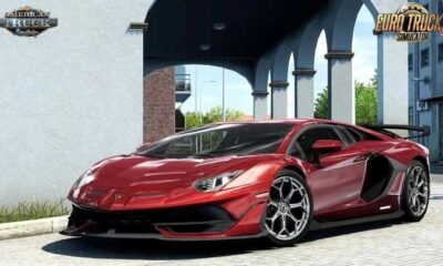 Мод Lamborghini Aventador SVJ 2018 V1.4 для ATS1.44.