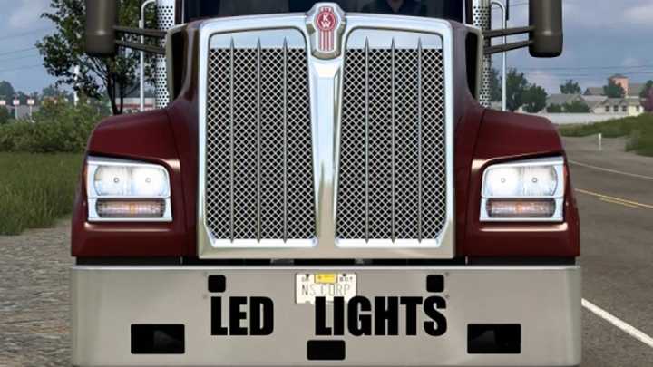 Led Headlight For Kenworth W990 ATS 1.45