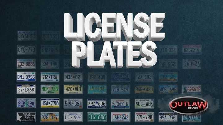 License Plates Accessory Pack V1.0 ATS 1.46