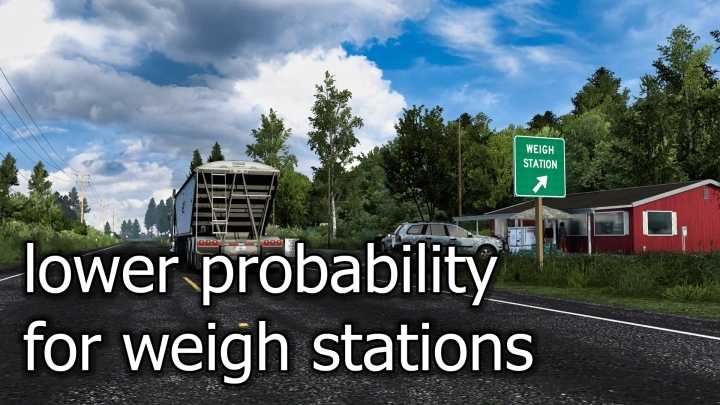Lower Probability For Weigh Stations V1.0 ATS 1.45