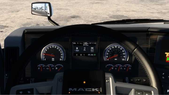 Mack Anthem Improved Dashboard V1.0 ATS 1.44.x