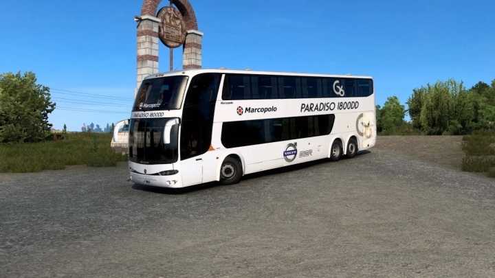 Marcopolo G6 1800 Dd Volvo Bus V2.0 ATS 1.42.x