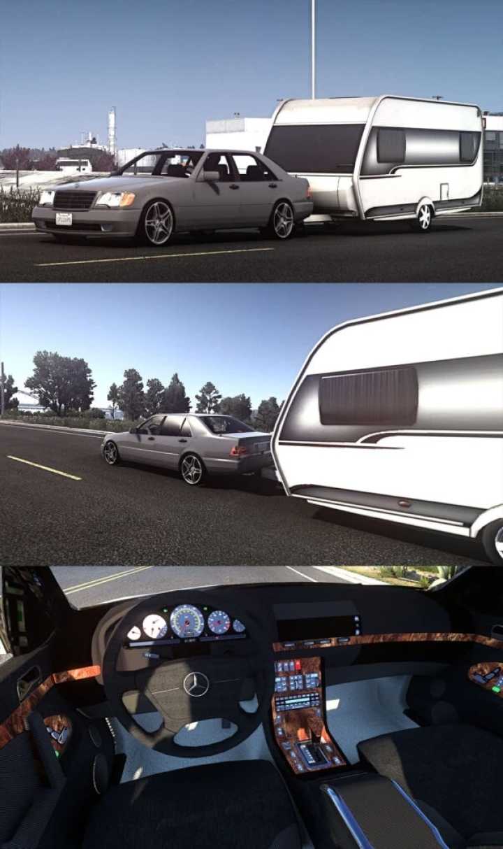 Mercedes-Benz W140 S-Class S600 V2.2 ATS 1.44