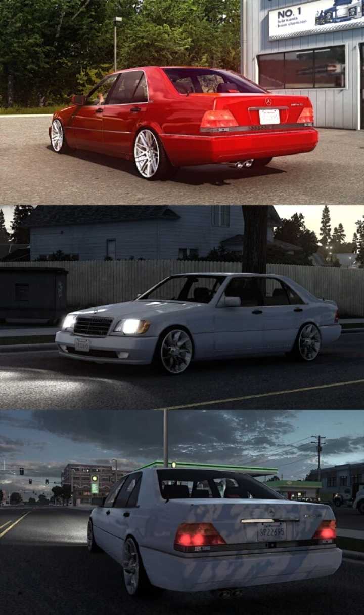 Mercedes-Benz W140 S-Class S600 V2.2 ATS 1.44