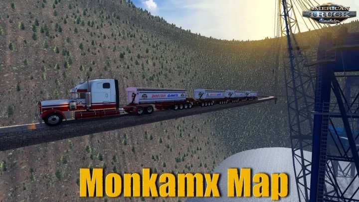 Monkamx Map Expansion Extreme Roads ATS 1.41.x