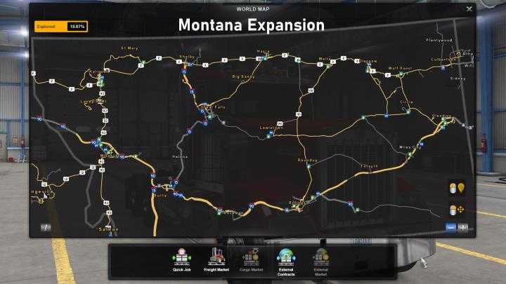 ATS – Montana Expansion Map V0.8.5 (1.39.x)