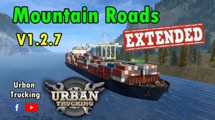 Mountain Roads Map V1.2.7 Extended Version ATS 1.43.x