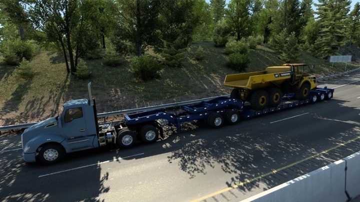 Multiple Trailers In Traffic ATS 1.45