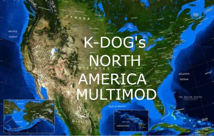 North America Multi Map ATS 1.44.x