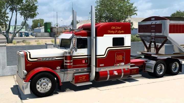 Old School Skin For Peterbilt 389 V1.0 ATS 1.40.x