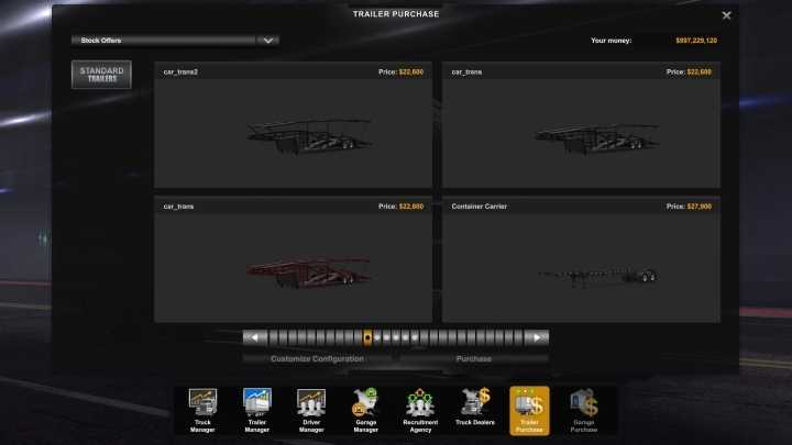 Ownable Cars Transporter V1.2 ATS 1.43.x
