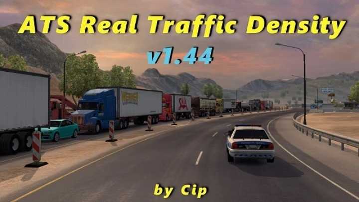 Real Traffic Density And Ratio V1.44A ATS 1.44.x