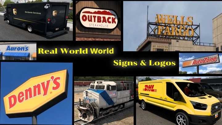 Real World Signs & Logos V220805 ATS 1.45