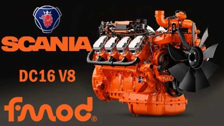 Scania Dc16 V8 ATS 1.40.x