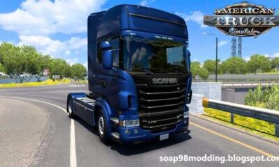 Scania R Streamline от soap98 v1.0 мод для ATS1.45.