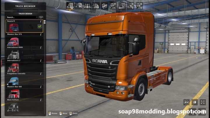 Scania R Streamline By Soap98 V1.0 ATS 1.45