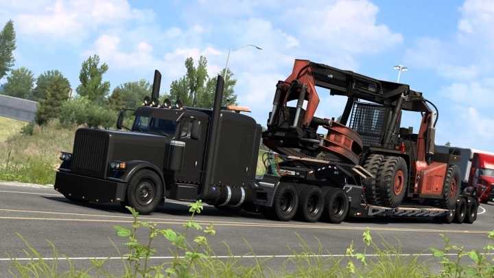 Scs Lowboy Trailers – No Cargo Restrictions V1.1 ATS 1.43.x