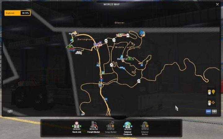 ATS – Scs Map Improvements Now With Connector V1.1.255 (1.39.x)