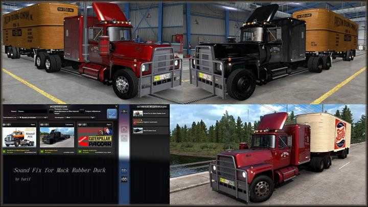 ATS – Sound Fix For Mack Rs 700 & Rs 700 Rubber Duck V1.1 (1.36.x)
