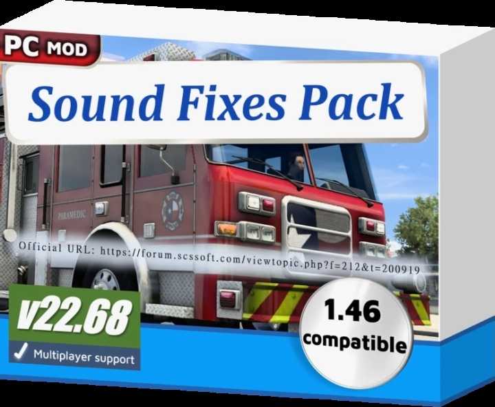 Sound Fixes Pack Open Beta Only V22.68 ATS 1.46