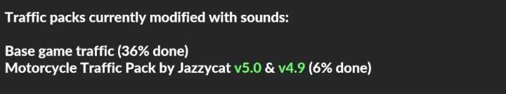 Sound Fixes Pack Open Beta Only V22.92.1 ATS 1.46