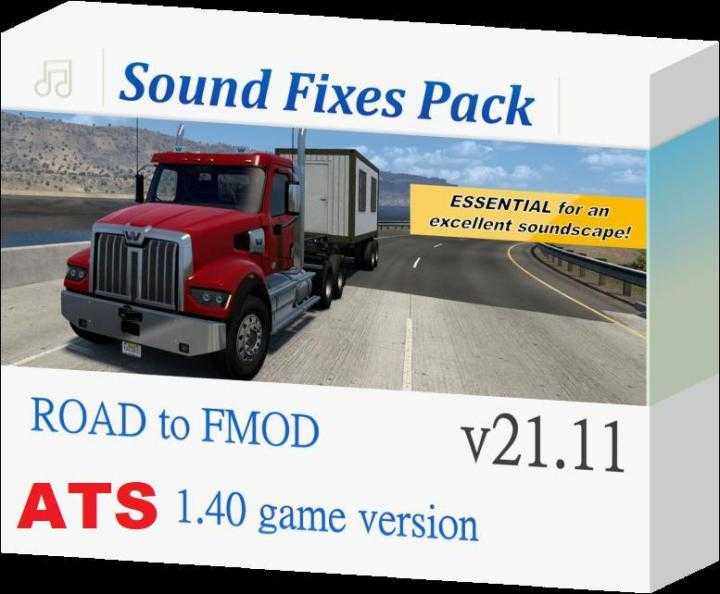 Sound Fixes Pack V21.11 ATS 1.40.x