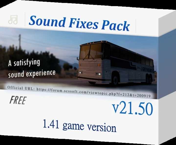 Sound Fixes Pack V21.50 ATS 1.41.x