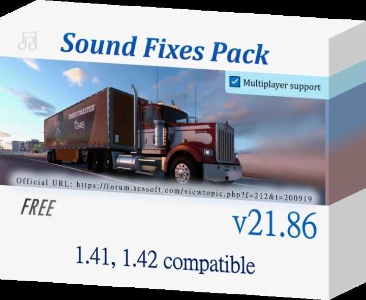 Sound Fixes Pack V21.86 ATS 1.42.x