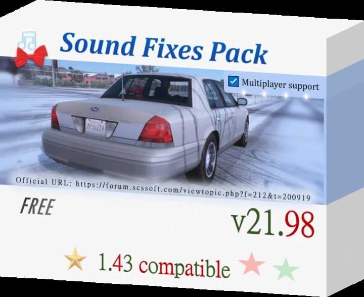 Sound Fixes Pack V21.98 ATS 1.43.x