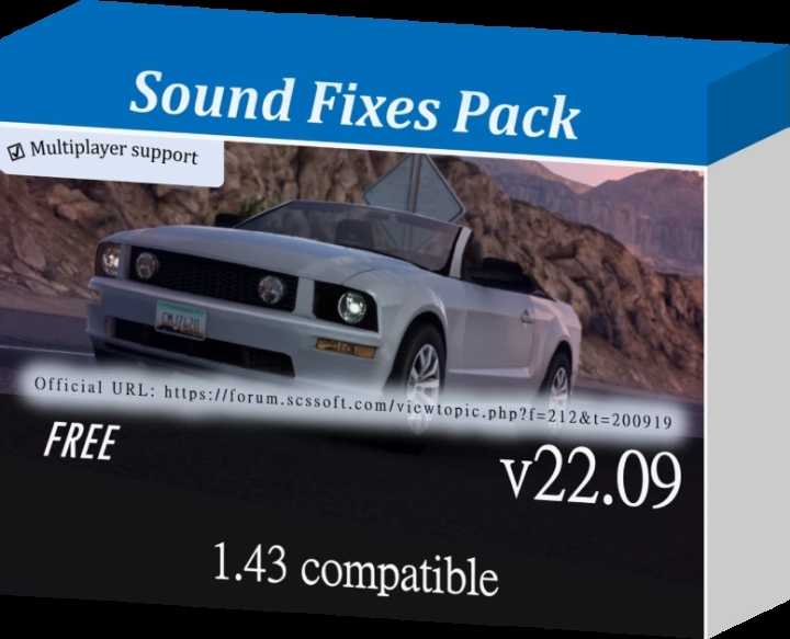 Sound Fixes Pack V22.09 ATS 1.43.x