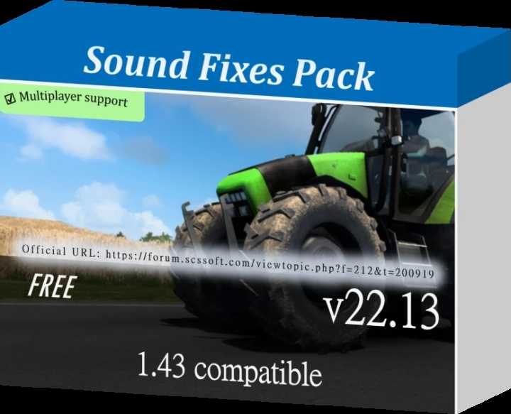 Sound Fixes Pack V22.13 ATS 1.43.x